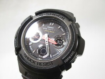 [ap2 BY8757] CASIO カシオ G-SHOCK AWG-101 TOUGH SOLAR タフソーラー ソーラー電波時計 アナデジ 腕時計 【稼働品】_画像8