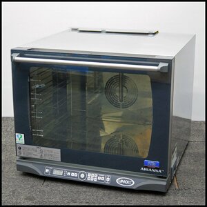 ^FMI beige ka Lee oven UNOX XFT-135 200V electric specification / steam oven / desk oven / kitchen equipment / bread /u knock s/ef M I 