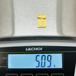 【金高騰中】＊現状品/資産運用＊三菱マテリアル 純金 インゴット K24 IG 5ｇ 地金 24金 ペンダントトップ ゴールドバー 5 GRAMS FINE GOLDの画像9