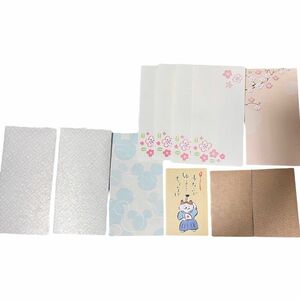 【新品未使用】【値下げしました】お年玉袋 ポチ袋 和柄 ミッキー 桜 12袋セット