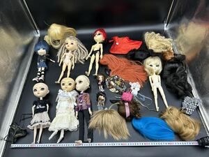 ４８３　大量　セット　まとめ売り　希少　当時物　ドール　DOLL　きせかえ人形　プーリップ Pullip 洋服 ウィッグ