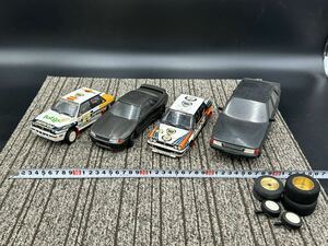 Ｅ１　４台セット　プラモ　模型　車　REPSOL/LANCIA/SKYLINE/SAAB9000