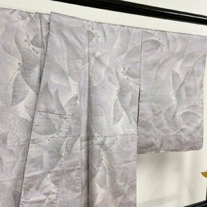 着物月花 可憐な蝶 本場大島紬 紬訪問着 未使用品 正絹 伝統工芸品 ki1179の画像6