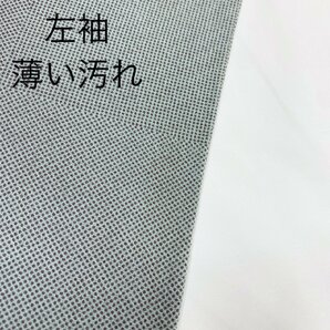 着物月花 小紋師 黒岩秀硯 角通し 行儀 市松文様 単衣 江戸小紋 正絹 縮緬 ki1390の画像9