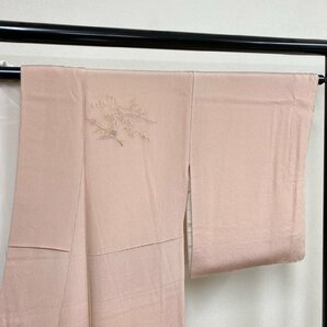 着物月花 総刺繍 蘇州刺繍 相良刺繍 ぼかし染 訪問着 正絹 一つ紋 ki1423の画像4