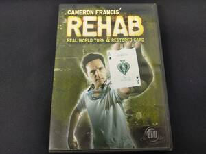【D109】REHAB　REAL WORLD TORN & RESTORED CARD　Cameron Francis　キャメロン・フランシス　カード　DVD　マジック　手品