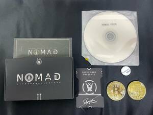 【G22】NOMAD Coin ビジュアルチェンジ・コイン ビットコイン　ゴールド　DVD　クローズアップ　ギミック　マジック　手品