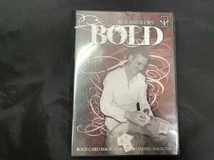 【D75】BOLD　ボールド　RUS ANDREAWS　ラス・アンドリュース　カード　DVD　クローズアップ　マジック　手品