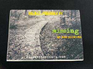 【S26】missing　ken niinuma　新沼研　カード　マニュアル本　マジック　手品