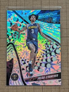 ジュリアン・ストローザー【NBA 2023-24 PANINI REVOLUTION BASKETBALL】JULIAN STRAWTHER RC #129 ベース パラレル インパクト #/149