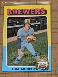 トム・マーフィー【MLB 2024 TOPPS HERITAGE BASEBALL】TOM MURPHY #28 バイバック 1975年オリジナルカード 