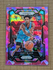 リーキーブラック【NBA 2023-24 PANINI PRIZM BASKETBALL】LEAKY BLACK RC #284 ベース ピンクアイスプリズム 