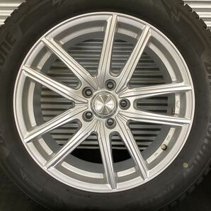 ■ECOFORME[18インチ 7.5J 5穴 PCD114.3 +42]■BRIDGESTONE DM-V3[225/60R18]2021年製スタッドレス4本セット■ハリアー RAV4の画像2