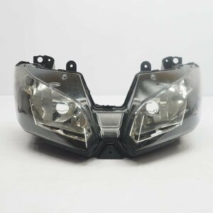 割れ無し!ニンジャ250 ニンジャ300 純正ヘッドライト ヘッドランプ EX250L 13-17年 Ninja250 Ninja300 headlight headlamp 使用可