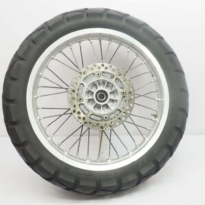 DR250R ジェベル250XC 純正リアホイール SJ45A ホイール スプロケット ディスク 18x2.15 曲がり無の画像4