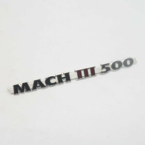 500SS サイドカバー エンブレム バッジ マッハ3 エグリ H1 KA絶版2スト トリプル MACHの画像1
