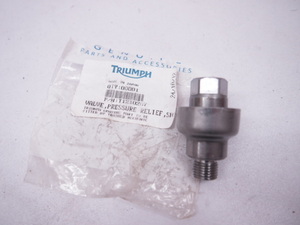  Triumph original oil pressure valve(bulb) unused storage goods pressure 
