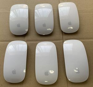 【Apple純正6個セット】 Magic Mouse A1296 電池式 Bluetoothワイヤレスマウス 動作確認済⑤