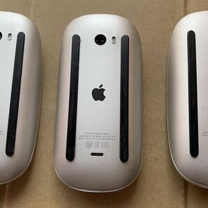 【Apple純正3個セット】 Magic Mouse2 A1657 充電式 Bluetoothワイヤレスマウス 動作確認済②の画像2