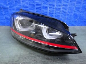 2462　ゴルフ7　5G　前期　GTI　右ライト　HID　5G2 941 752 A　90049397　フォルクスワーゲン　良品