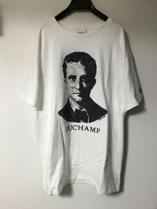 READYMADE 21SS DUCHAMP-T 両面グラフィック Tシャツ マルセルデュシャン 白 ready made