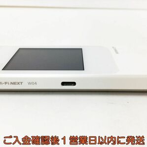 【1円】 UQ WiMAX 2+ Speed Wi-Fi NEXT W04 CE0168 モバイルルーター ホワイト 動作確認済 J03-902rm/F3の画像3