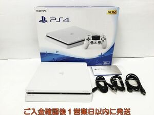 【1円】PS4 本体 セット 500GB ホワイト SONY PlayStation4 CUH-2200A 初期化/動作確認済 プレステ4 M04-091yk/G4