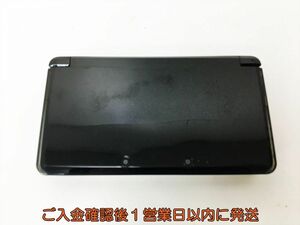 【1円】ニンテンドー3DS 本体 ブラック 任天堂 動作確認済 CTR-001 J04-564rm/F3