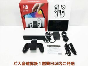 【1円】任天堂 有機ELモデル Nintendo Switch 本体 セット ホワイト 初期化/動作確認済 スイッチ M01-391tm/G4