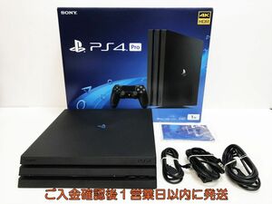 [1 jpy ]PS4 Pro body set 1TB black SONY PlayStation4 CUH-7100B the first period ./ operation verification settled PlayStation 4 Pro M06-360yk/G4