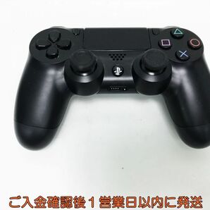 【1円】PS4 純正 ワイヤレスコントローラー DUALSHOCK4 ブラック 未検品ジャンク SONY PlayStation4 L03-619tm/F3の画像1