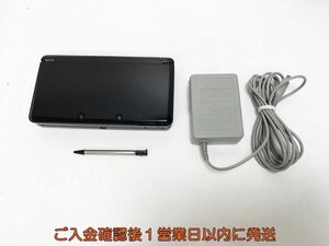 [1 jpy ] Nintendo 3DS body Cosmo black nintendo CTR-001 the first period ./ operation verification settled L07-590yk/F3