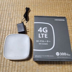 アイ・オー・データ WN-CS300FR　4G　LTE Wi-Fiルーター 60s24-0916-2