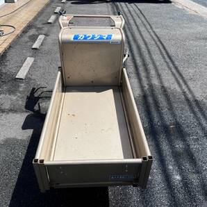 【広島発☆格安】カワシマ 運搬車 ECZ101 リコイル式 手動ダンプ 格安 売り切りの画像5