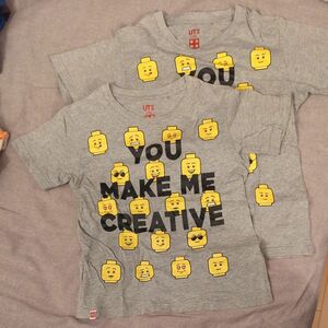 ユニクロ　UNIQLO　LEGO　レゴ YOU MAKE ME CREATIVE Tシャツ　140 130　セット