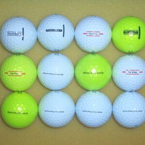 ●中古品● タイトリス TOUR SOFT & Pro V1x & Pro V1 & AVX & TRUFEEL (12球)の画像2