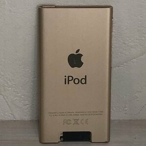 【動作確認済】 訳あり iPod nano ゴールド MKMX2J A1446 バッテリー良好の画像2