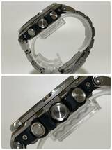 ★ジャンク品★ CASIO カシオ G-SHOCK G-STEEL 5513 GST-B100 タフソーラー ブラック×ゴールド文字盤_画像4