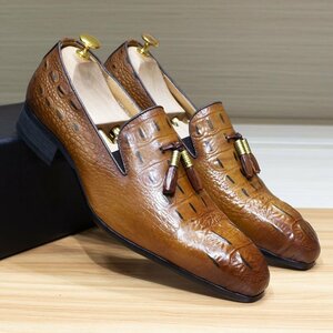 XX-OLY- 117-B2 BROWN/職人手作り 46サイズ28.cm程度 【新品未使用】 高品質 人気新品 メンズ シューズ ビジネスシューズ 職人手作り 本