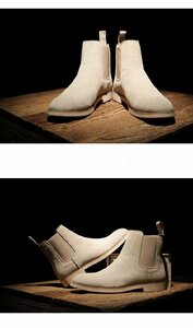 XX-WZWH-58758 IVORY/ 45サイズ27.5cm程度 【新品未使用】 高品質 人気新品 メンズ シューズ ビジネスシューズ 短靴 冬靴 カジュアルブーツ