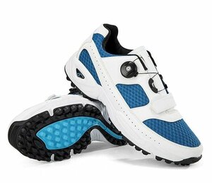 GRF-g611 40 white / blue ... slide enduring . water-repellent ventilation strong elasticity . men's golf shoes sport shoes sneakers Fit feeling 40-47 selection 