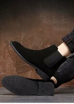 XX-WZWH-58758 黒 / 40サイズ25.cm程度 【新品未使用】 高品質 人気新品 メンズ シューズ ビジネスシューズ 短靴 冬靴 カジュアルブーツ_画像1