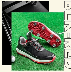 GRF-D529 Black/46 Хлава за знаменитую антиотборную водяную и дышащую эластичную мужскую обувь для гольфа спортивные туфли.