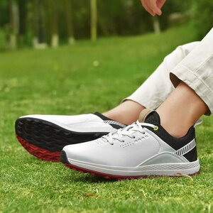 GRF-wt519 white /40... slide enduring . water-repellent ventilation strong elasticity . men's golf shoes sport shoes sneakers Fit feeling 39-47 selection 