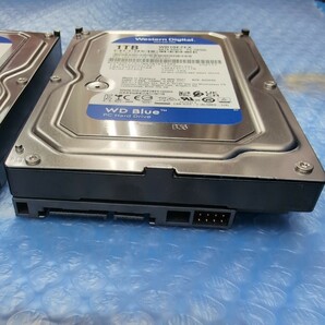 【2台/使用時間僅か！】WD Blue 1TB 3.5inch HDD WD10EZEX 7200RPM SATA 6Gb/s 新品未使用に近い western disitalの画像3