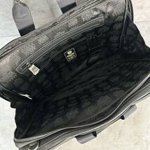 極美品●SAMSONITE サムソナイト 3way ビジネスバッグ リュック バッグパック ショルダー 肩掛け A4収納 ブラック ナイロン レザー 本革_画像7