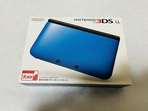 ☆新品同様 本体未使用 希少品☆ ニンテンドー3DSLL ブルーブラック 任天堂 