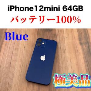 02iPhone 12 mini ブルー 64 GB SIMフリー本体