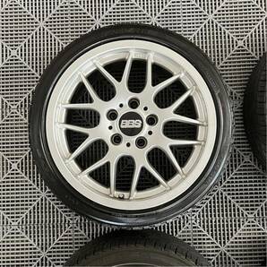 BBS RX 8J+38 PCD120/5穴 YOKOHAMAタイヤ付き4本セット BMW 3シリーズ 5シリーズ MINI クロスオーバー ペースマン e36 318isの画像4