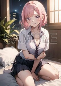 【高画質・光沢紙】オリジナル美女・美少女 アニメ 同人 セクシーアートポスター A4 No.C0080